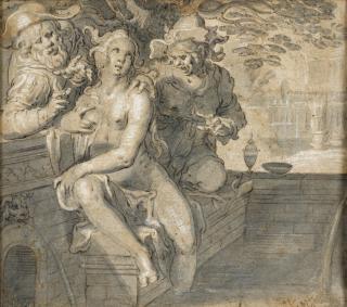 Joachim Anthonisz. Wtewael - Susanna And The Elders