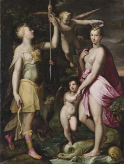 Joachim Anthonisz. Wtewael - The Apotheosis of Venus and Diana