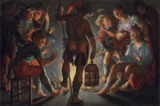 Joachim Anthonisz. Wtewael - The Denial of Saint Peter