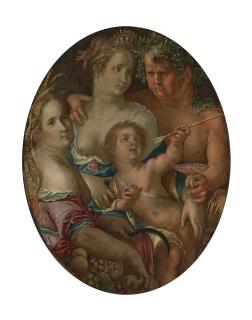 Joachim Anthonisz. Wtewael - Venus, Cupid, Bacchus and Ceres