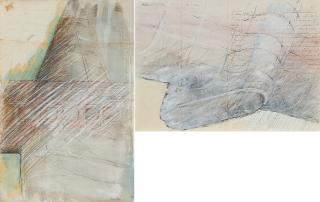 Joachim Bandau - Konvolut von 2 Zeichnungen.