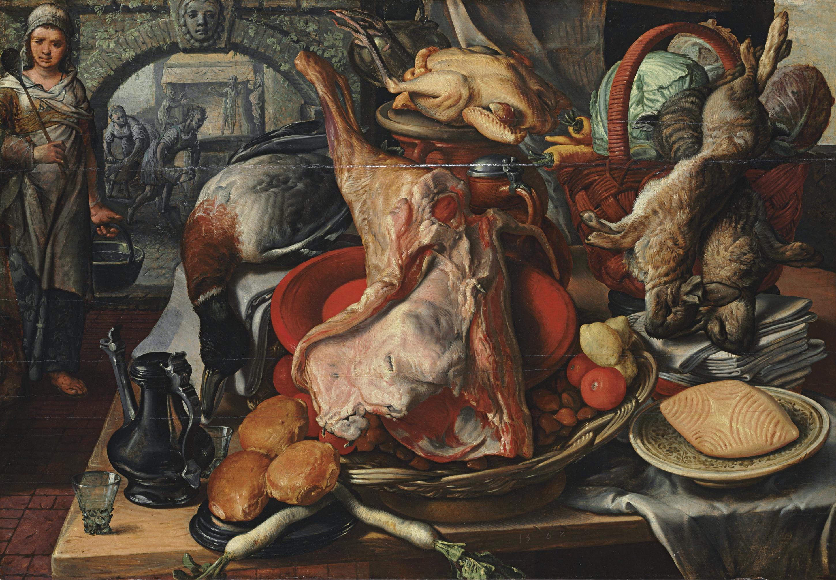 Joachim Beuckelaer - A market scene