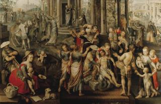 Joachim Beuckelaer - Saint Paul Et Saint Barnabé À Lystre