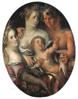 Joachim Wtewael - Sine Cerere et Baccho friget Venus