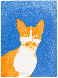 Joan Brown - Adolescent Cat
