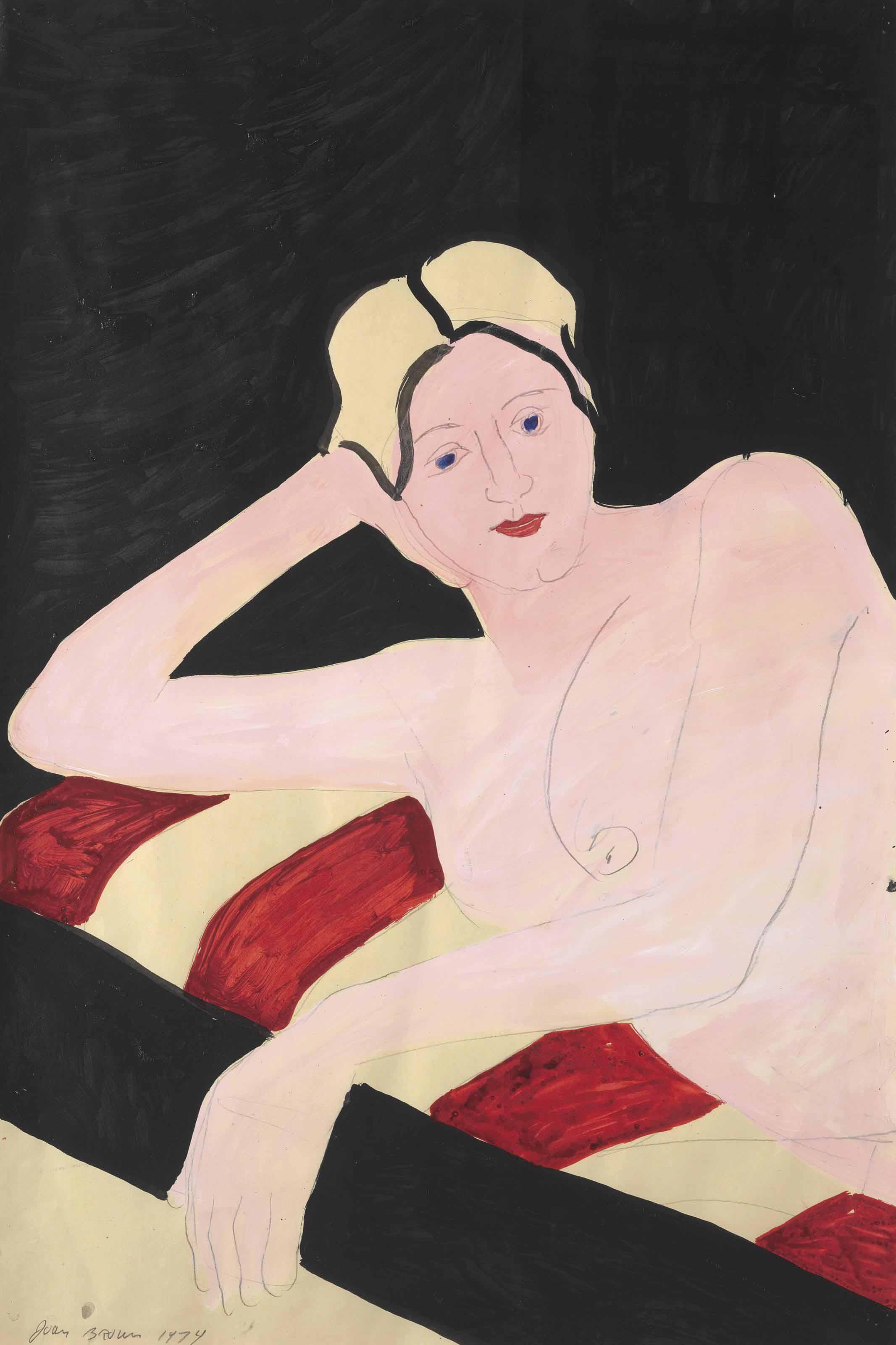 Joan Brown - Model in Studio II