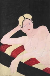 Joan Brown - Model in Studio II