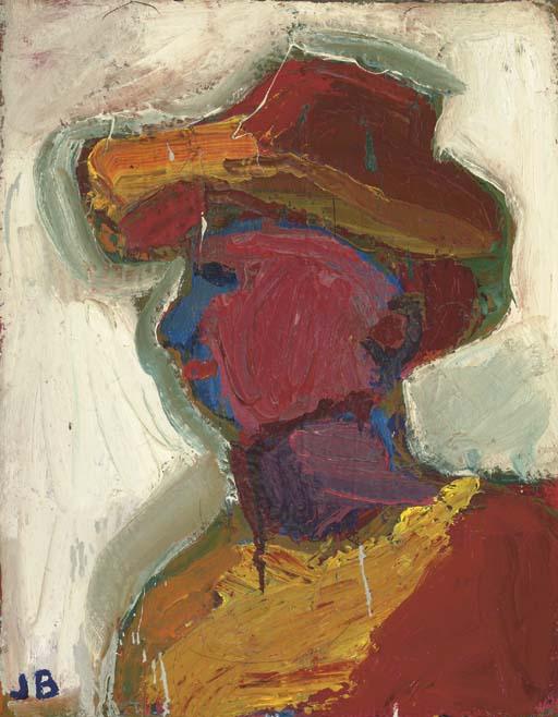 Joan Brown - Untitled (Portrait of Jay de Feo)