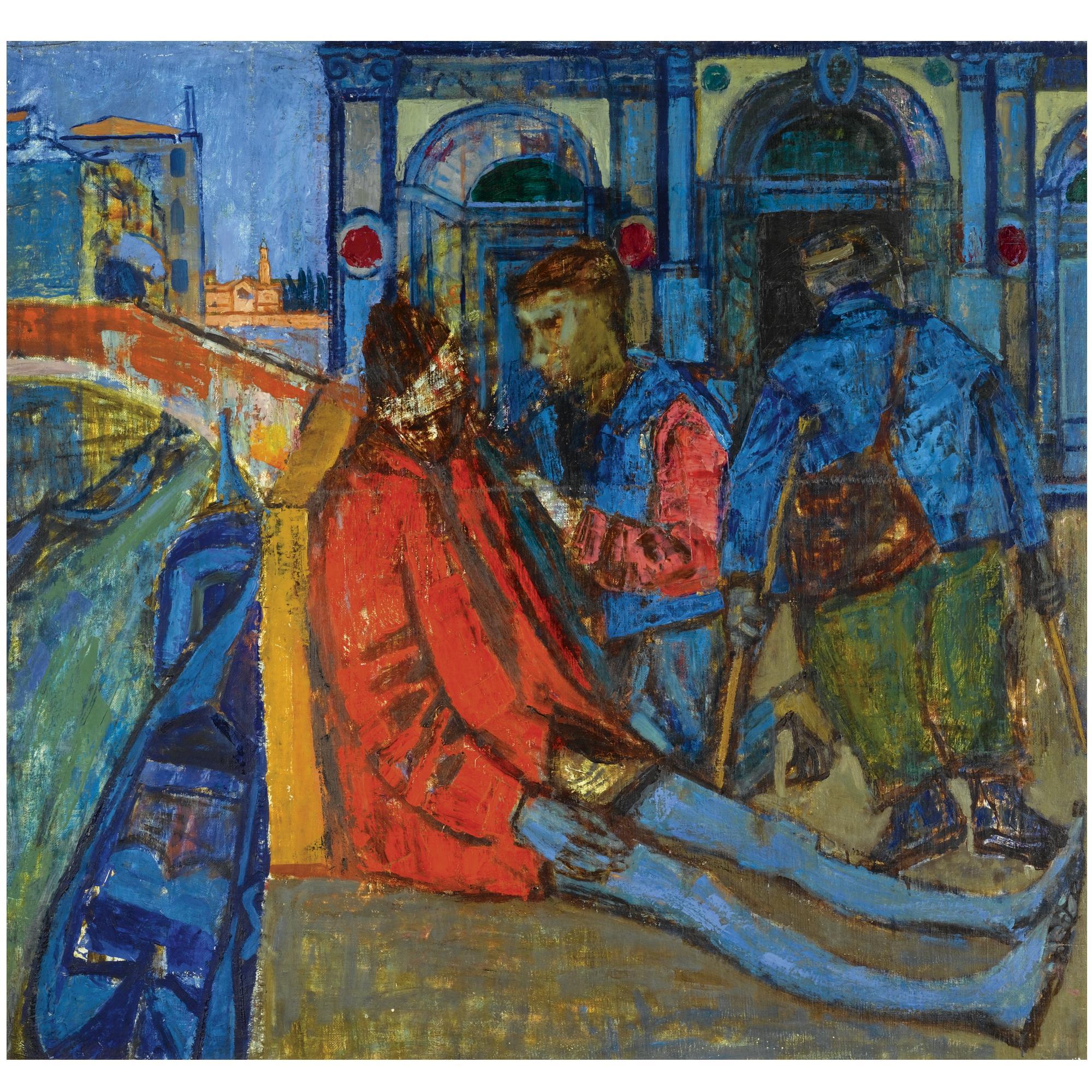 Joan Eardley, RSA - Beggars In Venice