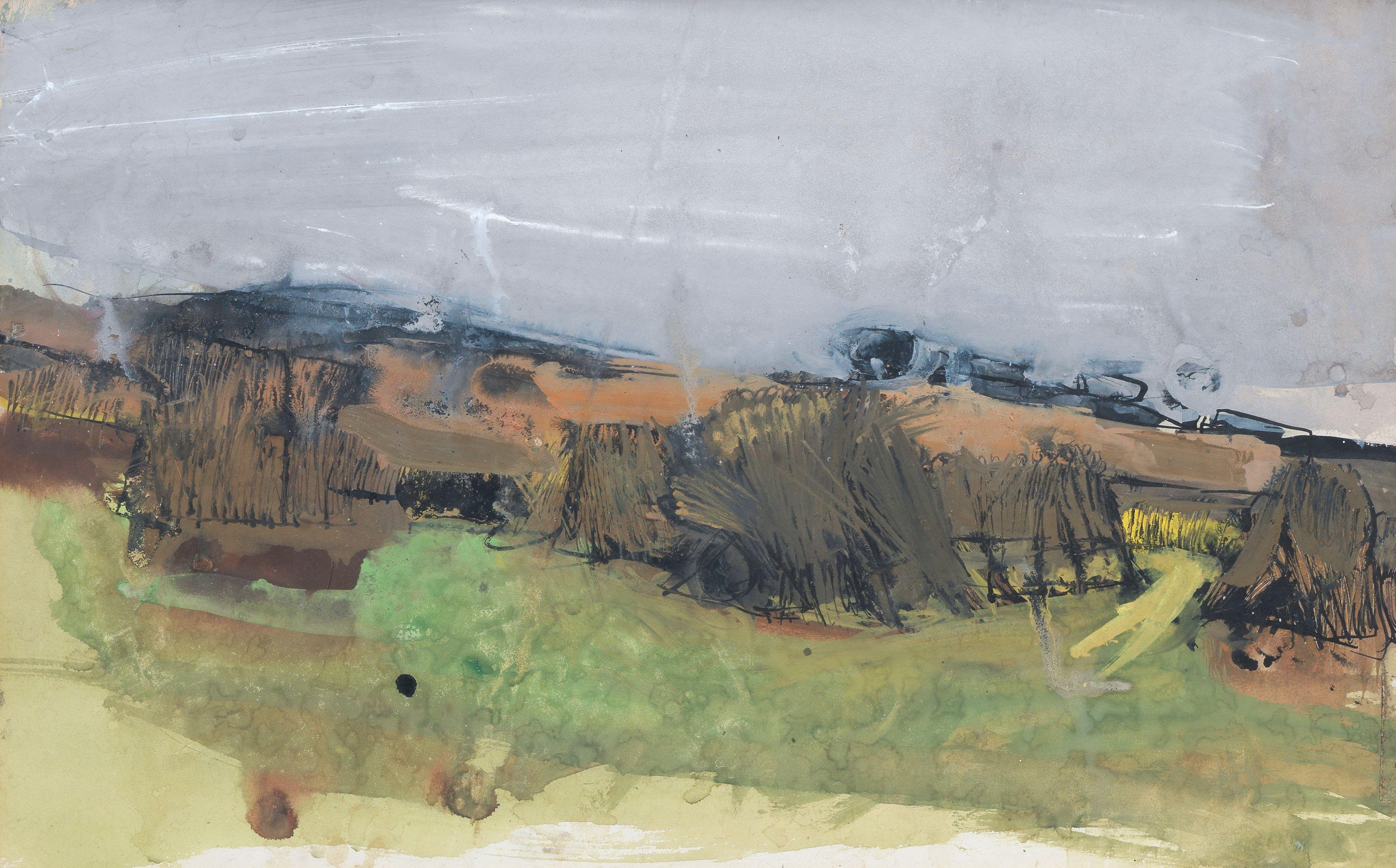 Joan Eardley RSA - Cornfield, Catterline