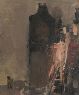 Joan Eardley RSA - Gable end of tenement