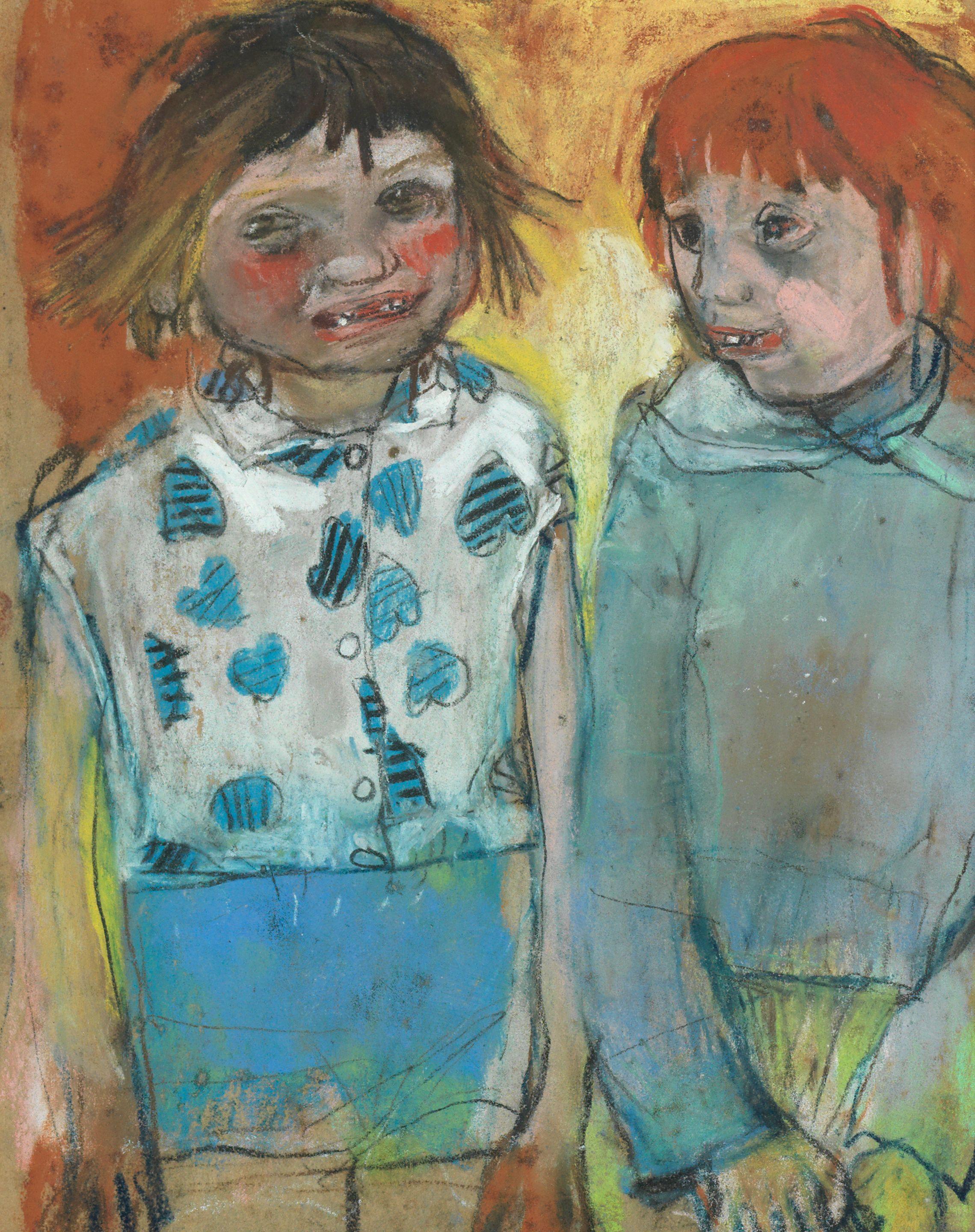 Joan Eardley RSA - Two Girls