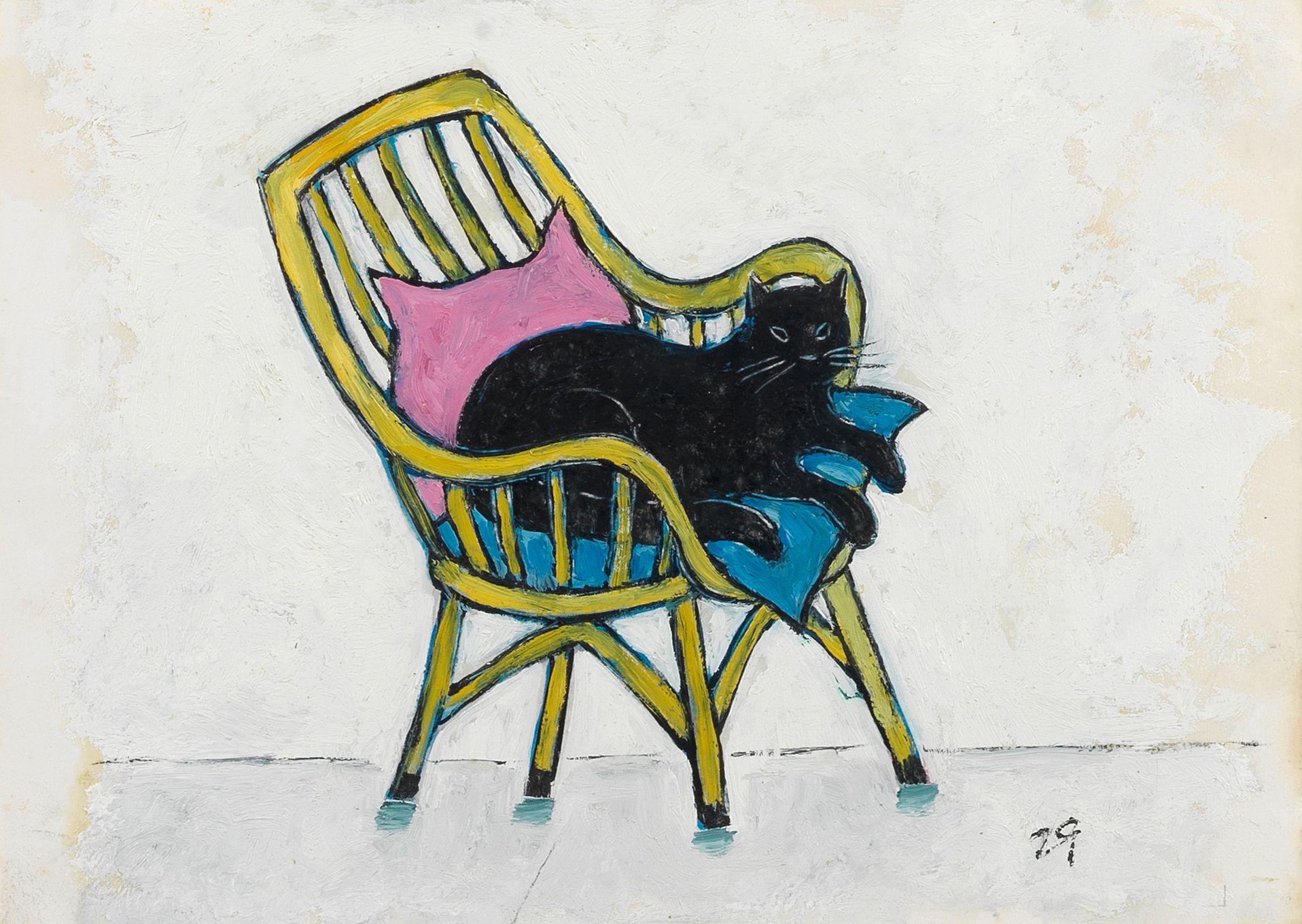Joan Gillchrest - Cat in Chair