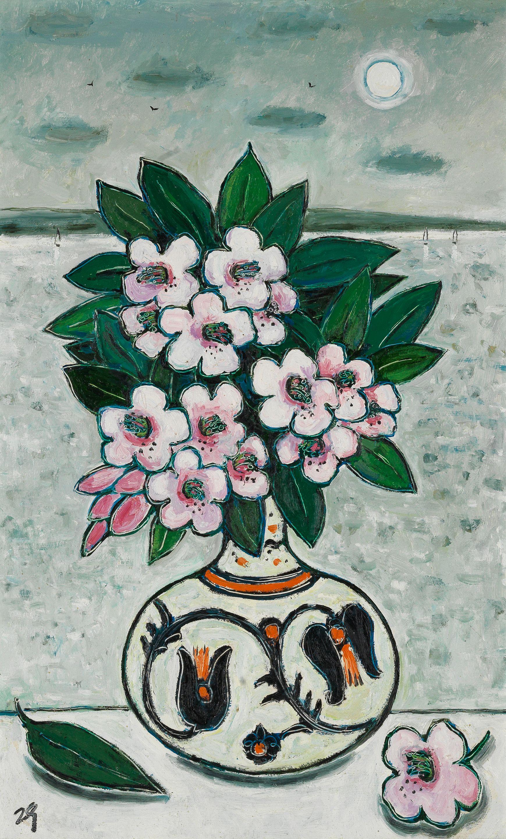 Joan Gillchrest - Rhody from My Garden