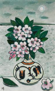 Joan Gillchrest - Rhody from My Garden