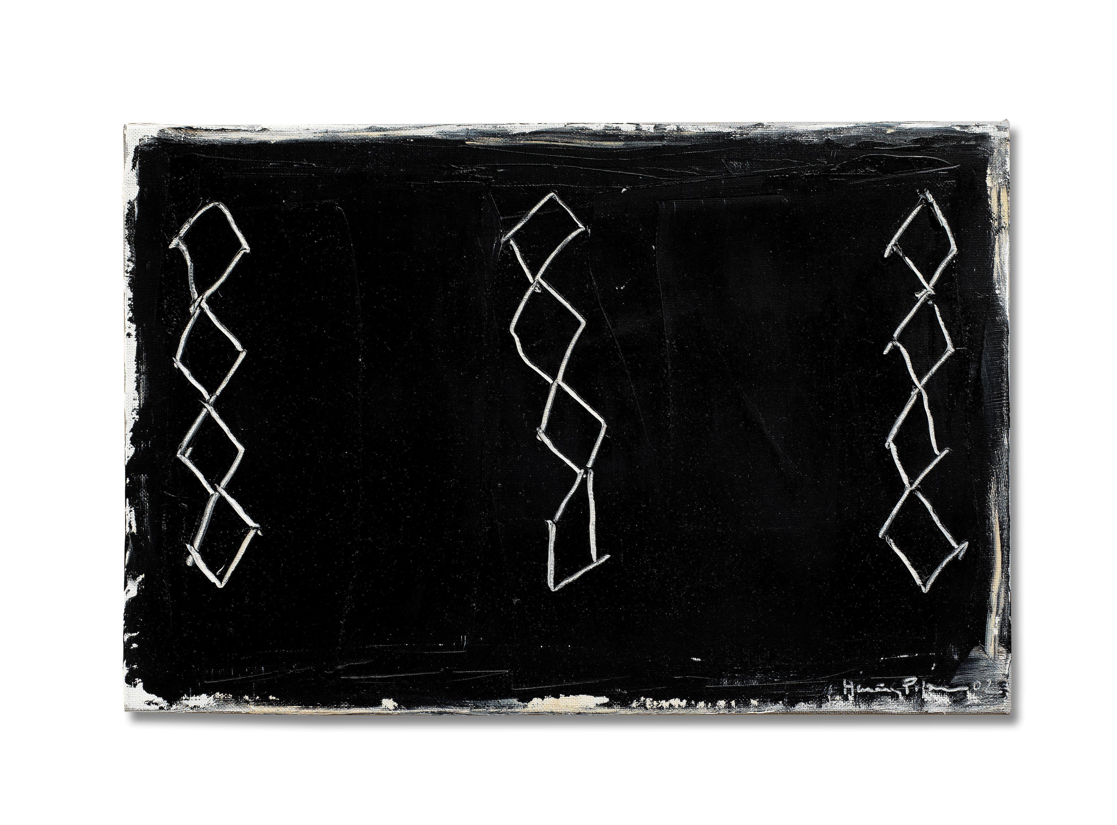 Joan Hernández Pijuan - Esbós amb negre, 2002