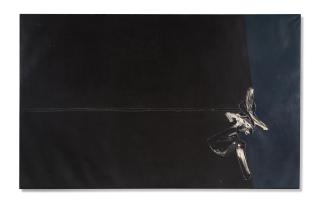 Joan Hernández Pijuán - Pintura blau i negre en petit moviment