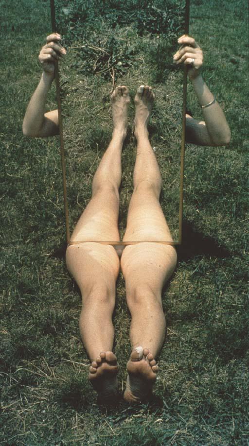 Joan Jonas - Barbara Mirror Piece I, 1969