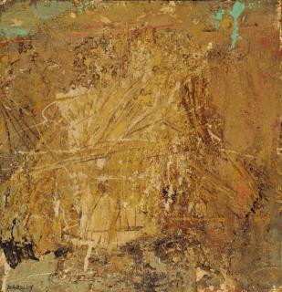 Joan Kathleen Harding Eardley, R.S.A. - A Stook of Oats, Catterline