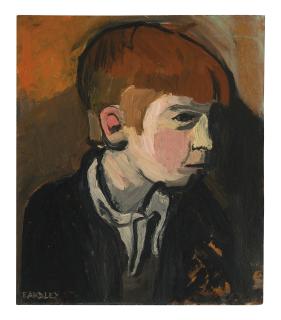 Joan Kathleen Harding Eardley, R.S.A. - Boy with a Fringe: Sandy
