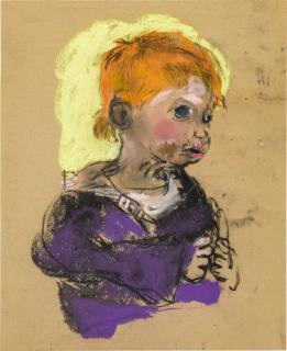 Joan Kathleen Harding Eardley, R.S.A. - The Boy in Purple
