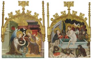 Joan Mates - The Annunciation; and The Resurrection
