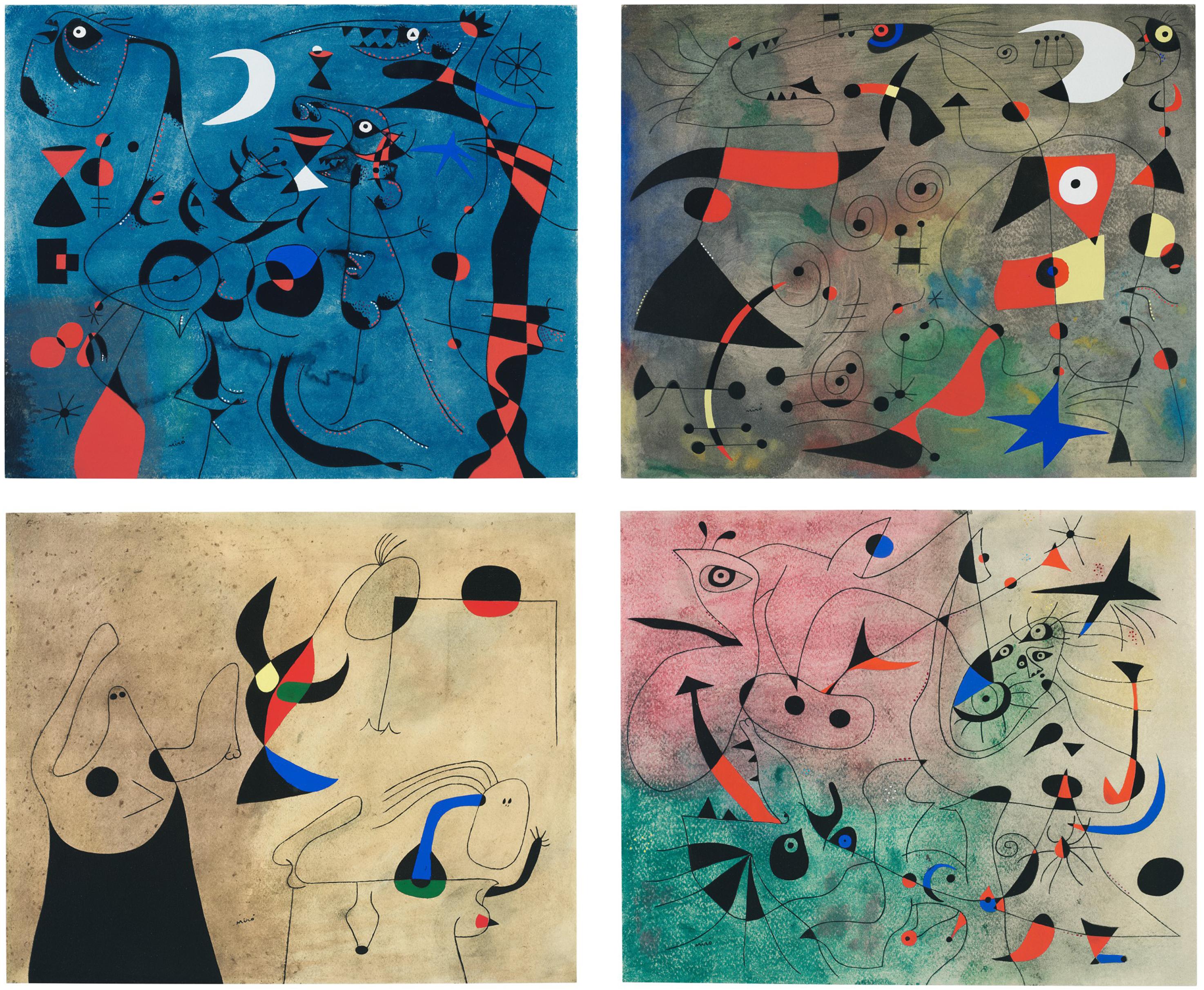 Joan Miró - André Breton, Constellations, Pierre Matisse, New York, 1959