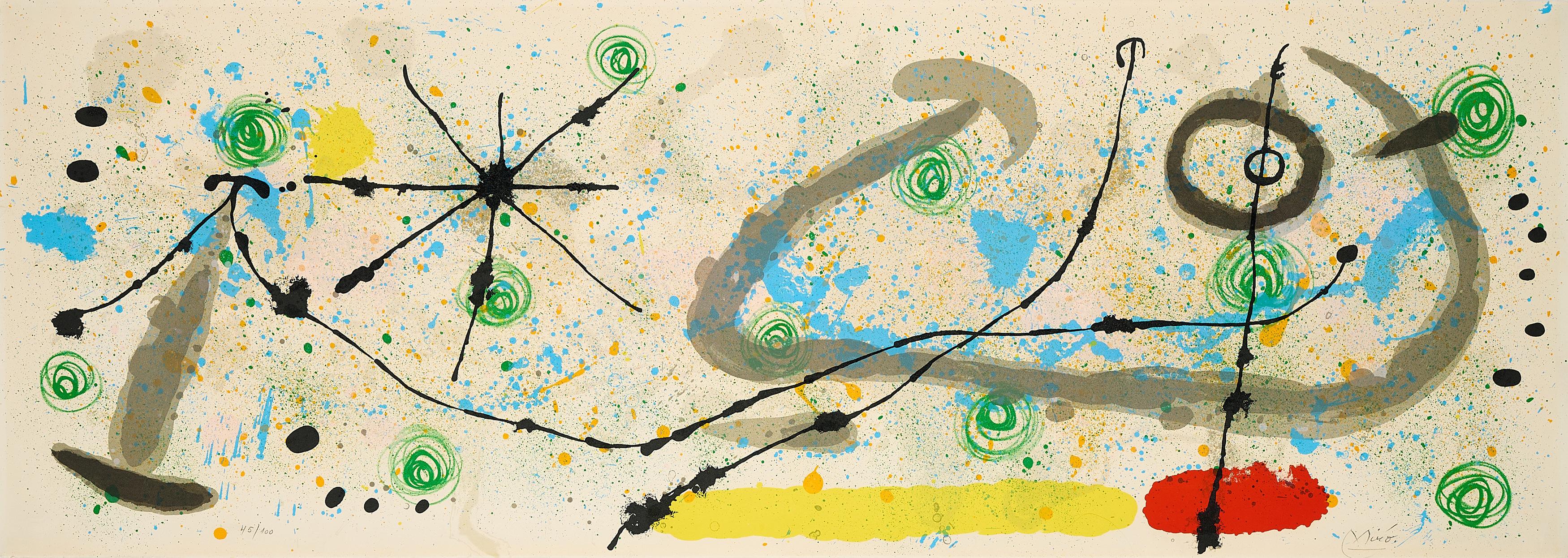 Joan Miró - Aus: Le Lézard aux Plumes d\'Or.