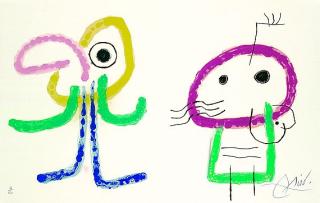 Joan Miró - Aus: L\'Enfance d\'Ubu