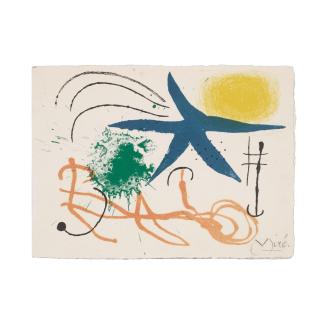 Joan Miró - Carte de Voeux de Joan and Pilar Miro