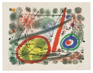 Joan Miró - Cartones: one plate