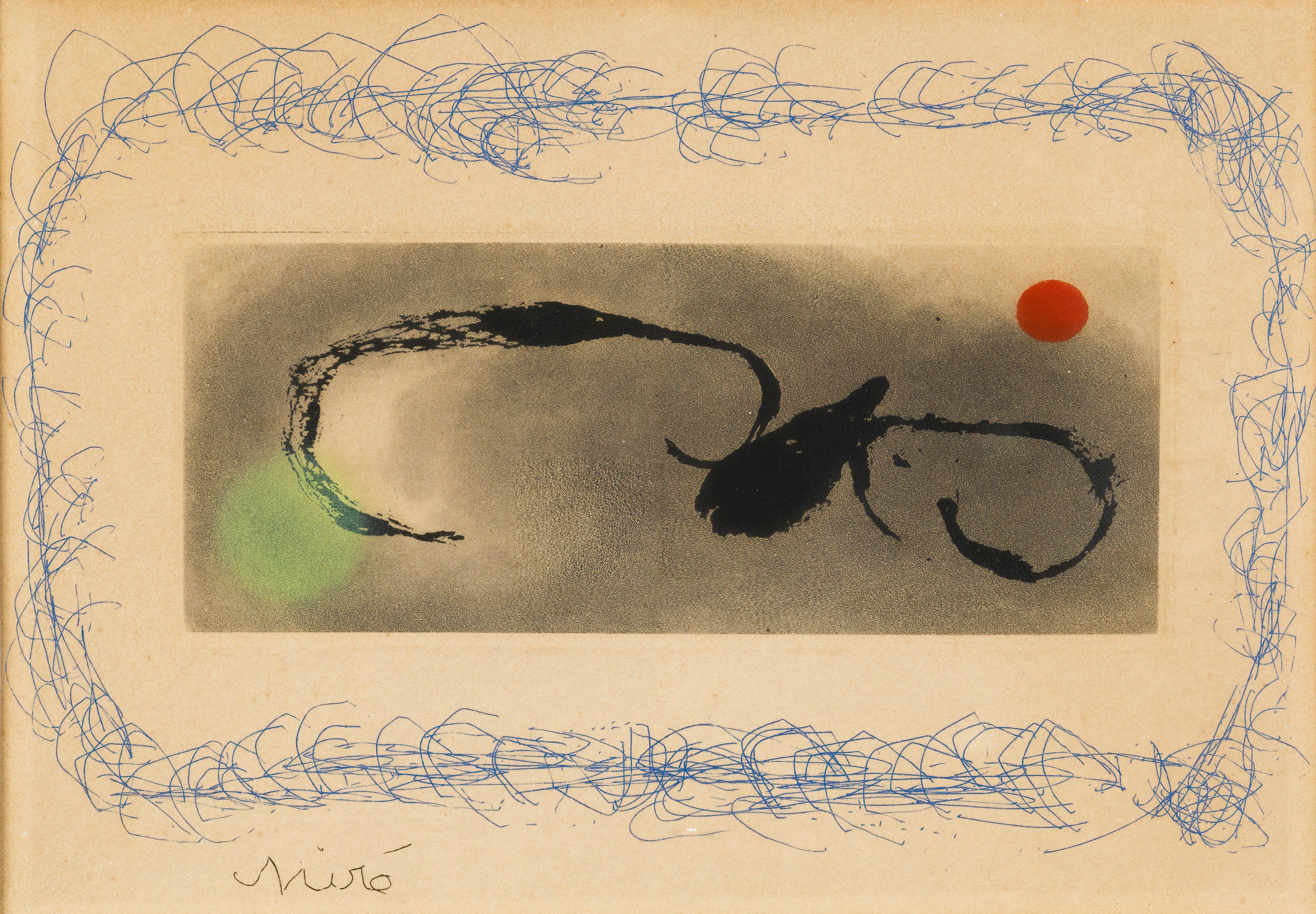 Joan Miró - D\'après Carte de voeux, 1963