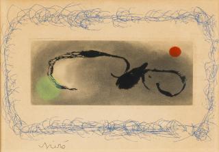 Joan Miró - D\'après Carte de voeux, 1963