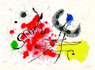 Joan Miró - Die Eidechse mit den Goldfedern