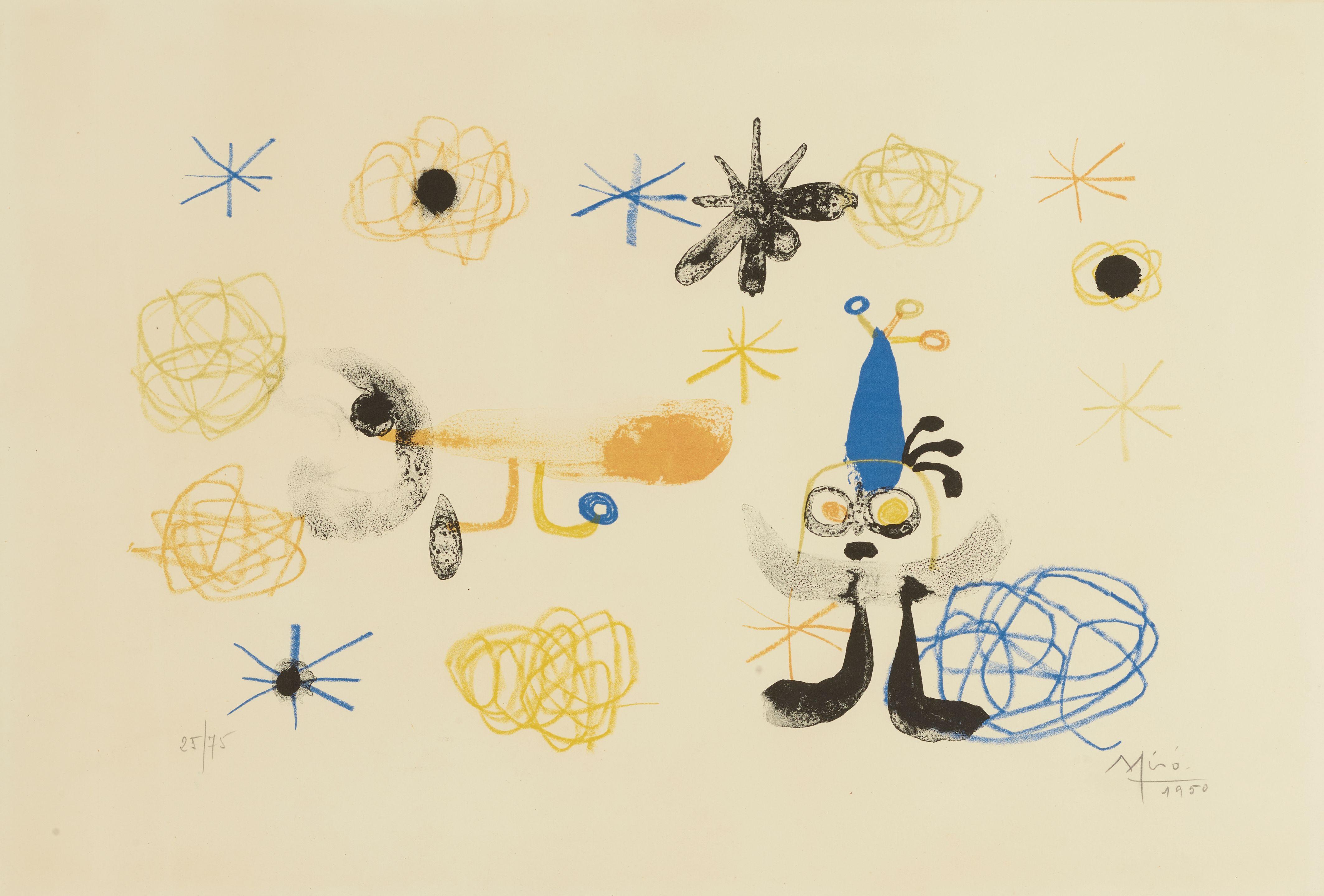 Joan Miró - El Pajaro Rojo. II