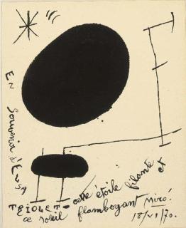Joan Miró - En souvenir d\'Elsa
