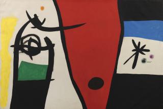 Joan Miró - Femme À La Voix De Rossignol Dans La Nuit