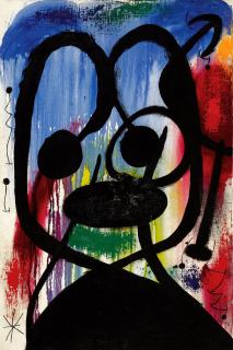 Joan Miró - Femme, oiseaux, étoile II
