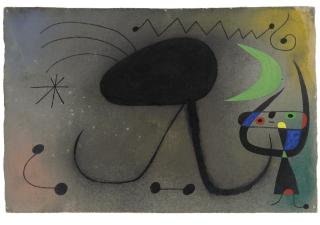 Joan Miró - Femmes devant la lune
