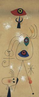 Joan Miró - Femmes et oiseaux dans la nuit