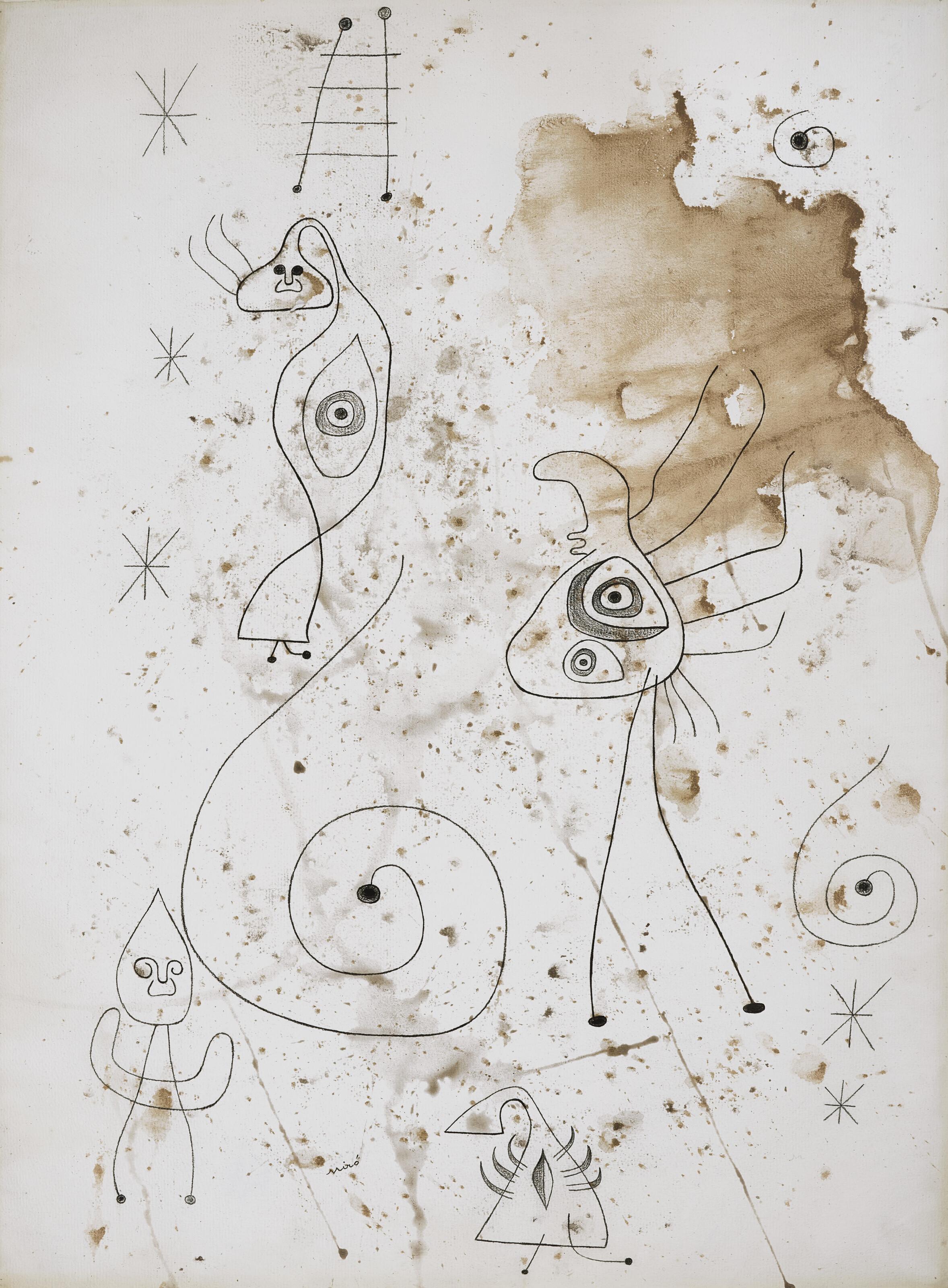 Joan Miró - Femmes rêvant de l’évasion