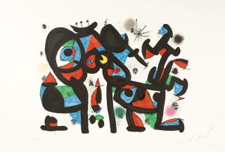 Joan Miró - Folge von 15 Bll.: Allegro Vivace.