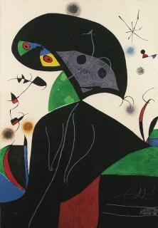 Joán Miró - Gaudi Xviii (D. 1077)