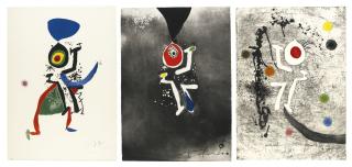 Joan Miró - Gravats 5 Poemes. Salvat-Papasseit (C. Bks 179; Dupin 712-716)