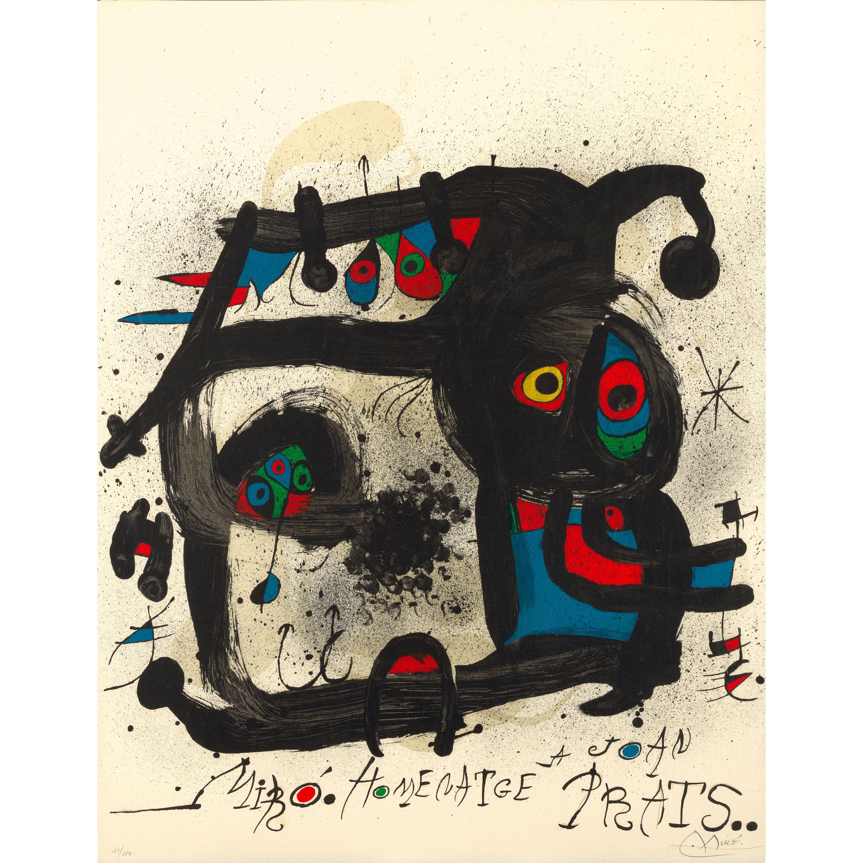 Joan Miró - Homenatge à Joan Prats (Homage to Joan Prats)