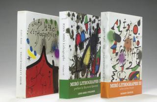 Joan Miro - Joan Miró Lithographe [Vols. I-Iii], Maeght Editeur, A.C. Mazo & Cie. And Léon Amiel, Paris And New York, 1972-76 (M. 854-867, 1036-1049, 1112-1119; C. Books 160, 198, And 230)