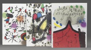 Joan Miro - Joan Miró lithographe [Vols. I-III], Paris, 1972-76 (M. 854-867, 1036-1049, 1112-1119; C. books 160, 198, and 230)