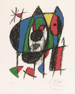 Joan Miro - Joan Miró Lithographs II: One Plate (M. 1041; see C. books 198)