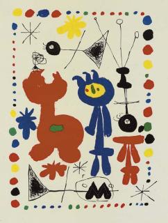 Joan Miro - Joan Miró Lithographs: Vols. I-III, Paris, A.C. Mazo & Cie and Maeght Editeur, 1970-77, (M. 854-67, 1063-49, 1112-19; C. books 160, 198, 230)