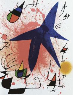 Joan Miro - Joan Miró Lithographs, [Volumes I-II], New York, Tudor Publishing Company, and New York, Leon Amiel, 1972 and 1975 (C. books 160; and 198)